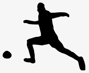 Silhouette Football Player Clip Art - Portable Network Graphics, HD Png Download, Free Download