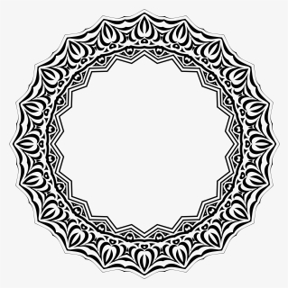 Collection Of Free Gears Vector Illustrator - Black Lace Png Circle, Transparent Png, Free Download