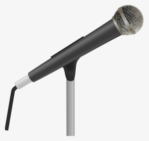 Transparent Karaoke Clip Art - Microphone Stand Clip Art, HD Png Download, Free Download