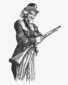Standing,art,weapon - Uncle Sam Pointing Away, HD Png Download, Free Download