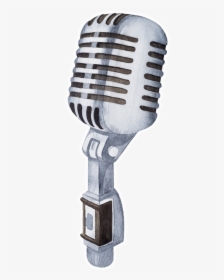 Retro Microphone - New - Microphone Prop Transparent Background, HD Png Download, Free Download