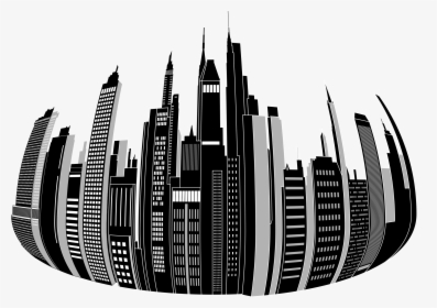 Building,city,metropolis - Cityscape Clipart, HD Png Download, Free Download