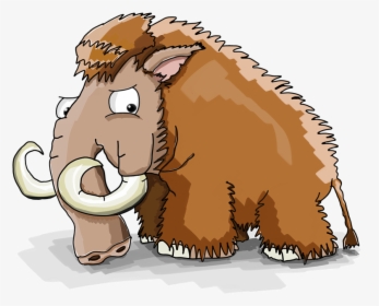 Mammoth, Cool, Cartoon, Strongman, Big Guy, Cupboard - Cartoon Mammoth, HD Png Download, Free Download