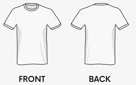 Transparent T Shirt Front And Back Clipart - Polo Shirt Design Template Png, Png Download, Free Download