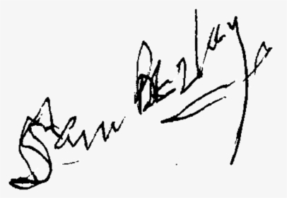 Sam Beazley Signature - Sketch, HD Png Download, Free Download