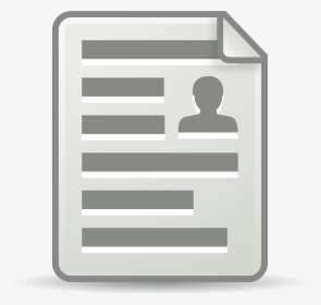 Resume Png Transparent Image - Biodata Clipart, Png Download, Free Download