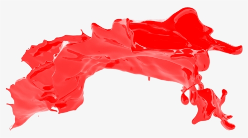 Red Watercolor Splash Png, Transparent Png, Free Download
