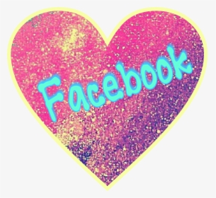#facebook #glitter #heart #icon - Heart, HD Png Download, Free Download