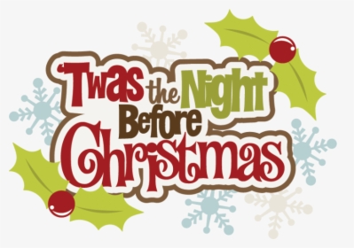 Twas The Night Before Christmas Title, HD Png Download, Free Download