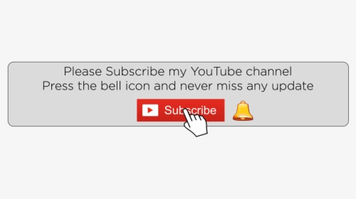 Subscribe Button With Bell Icon Transparent, HD Png Download, Free Download