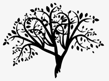 Silhouette Icons Png - Abstract Tree Png Vector, Transparent Png, Free Download