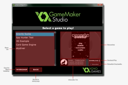 Gamemaker: Studio, HD Png Download, Free Download