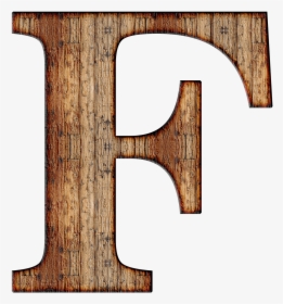 Wooden Capital Letter F - Letter F Transparent Background, HD Png Download, Free Download