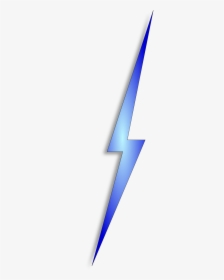 Blue Lightning Bolt Clipart, HD Png Download, Free Download