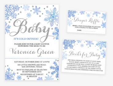 Baby It's Cold Outside Shower Invitation, HD Png Download, Free Download