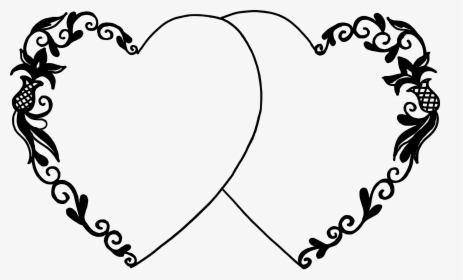 Transparent Heart Black And White Png, Png Download, Free Download