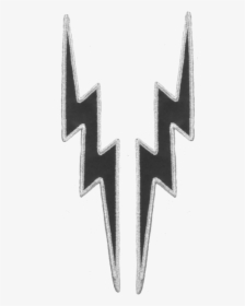 Black Lightning Bolt Png - Emblem, Transparent Png, Free Download