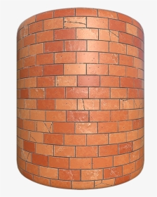 Damaged Red Brick Texture With Cracks, Seamless And - Brickwork, HD Png Download, Free Download