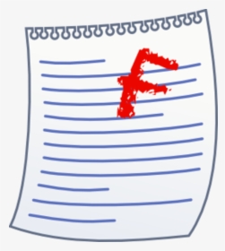 Paper - F On Paper Transparent, HD Png Download, Free Download