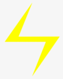 White Lightning Bolt Png Clipart - Ms Marvel Symbol Png, Transparent Png, Free Download