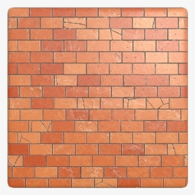 Damaged Red Brick Texture With Cracks, Seamless And - Brickwork, HD Png Download, Free Download