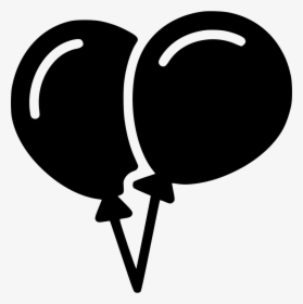 Balloons - Black And White Balloons Clipart, HD Png Download, Free Download