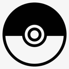 Transparent Pokemon Go Logo Png - Pokemon Ball Black And White, Png Download, Free Download