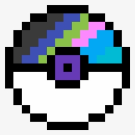 Pokeball Png Pic - Pixel Art Pokeball, Transparent Png, Free Download