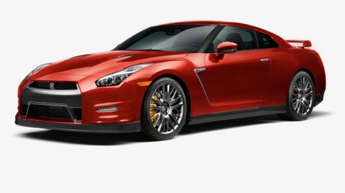 Sports Car Transparent - Nissan Gtr Red Png, Png Download, Free Download
