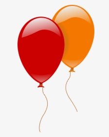 Orange And Red Balloons, HD Png Download, Free Download