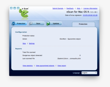 Escan Anti-virus For Mac - Escan Antivirus, HD Png Download, Free Download