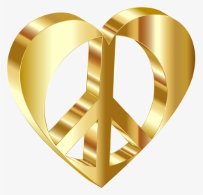 This Free Icons Png Design Of 3d Peace Heart Mark Ii - Peace Symbols, Transparent Png, Free Download