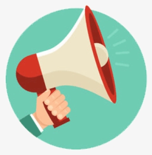 Megaphone With Hand Png - Public Service Announcement Icon, Transparent Png, Free Download
