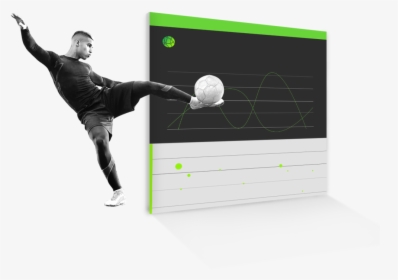 Desktop Mockup Soccer Player - Paddle Tennis, HD Png Download, Free Download