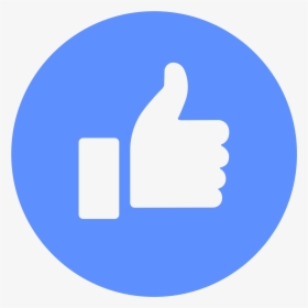 Clip Art Facebook Like Button Png - Facebook Messenger Round Icon, Transparent Png, Free Download