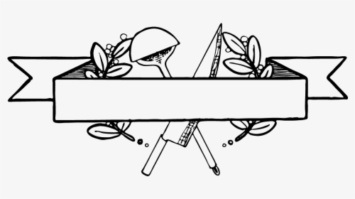 Cooking Header 01 Clean - Line Art, HD Png Download, Free Download