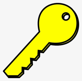 Yellow Clip Art At - Clip Art Yellow Key, HD Png Download, Free Download