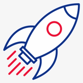 Rocket Png Outline - Rocket Line Icon, Transparent Png, Free Download