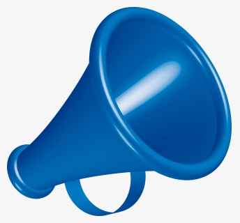 Blue Megaphone Vector Download Icon - Stay Informed Clipart, HD Png Download, Free Download