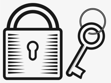 Padlock And Key Clipart - Lock And Key Clipart, HD Png Download, Free Download