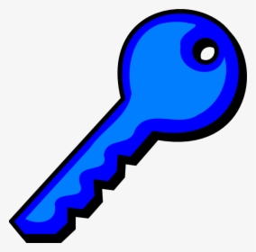 Dark Blue Key Clip Art - Key Clipart No Background, HD Png Download, Free Download