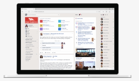 Facebook"s Slack Competitor Opens The Floodgates For - Workplace By Facebook Interface, HD Png Download, Free Download