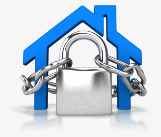 Padlock House Free Png Image - House Outline Clip Art, Transparent Png, Free Download