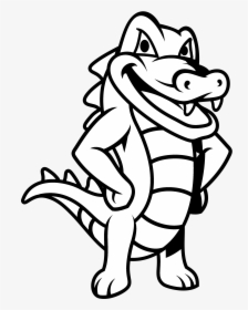 Hostgator Logo Black And White - Snappy Hostgator, HD Png Download, Free Download