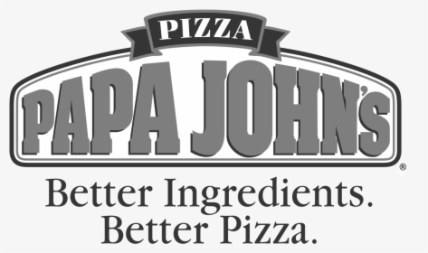 Papa Johns Logo Black And White , Png Download - Papa Johns Logo Black And White, Transparent Png, Free Download