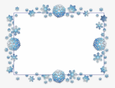Image Result For Snowflake Border Transparent - Transparent Background Snowflake Border, HD Png Download, Free Download