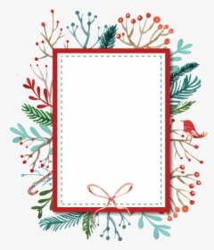 Pattern Copywriter Greeting Card White Border Christmas - Motif, HD Png Download, Free Download