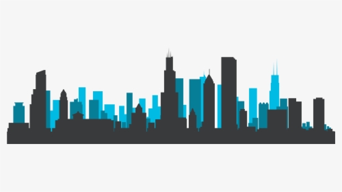 Chicago Skyline Silhouette Royalty-free - Chicago Skyline Silhouette Royalty Free, HD Png Download, Free Download