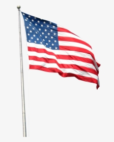 Clip Art Usa Image Pngpix Transparent - American Flag On Pole Transparent Background, Png Download, Free Download