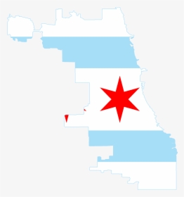 Flag Map Of Chicago - Chicago Homicide Map 2019, HD Png Download, Free Download